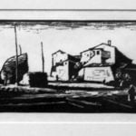 Die Kulturliebhaberin Kozhajewa meint, dass Grafikrezeption eine Kultur der sinnlichen Wahrnehmung voraussetzt. “Italienischer Hof“, Herbert Tucholsky, 1932, Holzschnitt | Foto: DAZ