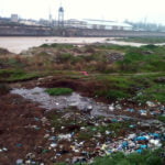 Der Fluss Duschanbinka in Duschanbe