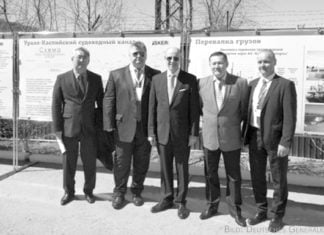 Generalkonsul Jörn Rosenberg mit einer Wirtschaftsdelegation in Atyrau