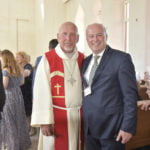 Juri Nowgorodow, der Bischof der evangelisch-lutherischen Kirche in Kasachstan, und Hartmut Koschyk MdB, dem Beauftragten der Bundesregierung für Aussiedlerfragen und nationale Minderheiten