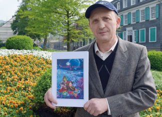 Er raucht, dass sich die Ohren krümpeln