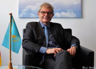 Rolf Mafael: „Die Landwirtschaft hat große Zukunft für unsere Beziehungen“ Botschafter der Bundesrepublik Deutschland in Kasachstan: Rolf Mafael.