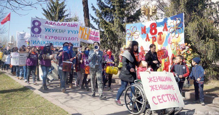 Foto der Woche: Frauentagsdemo in Bischkek