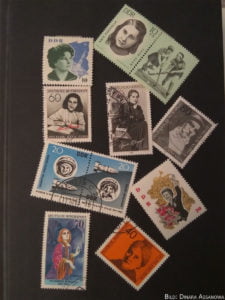 Briefmarken vom Berliner Flohmarkt.