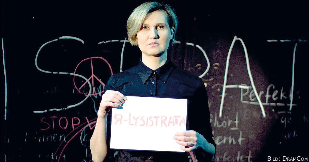 Jelena Taimatowa ist Lysistrata.