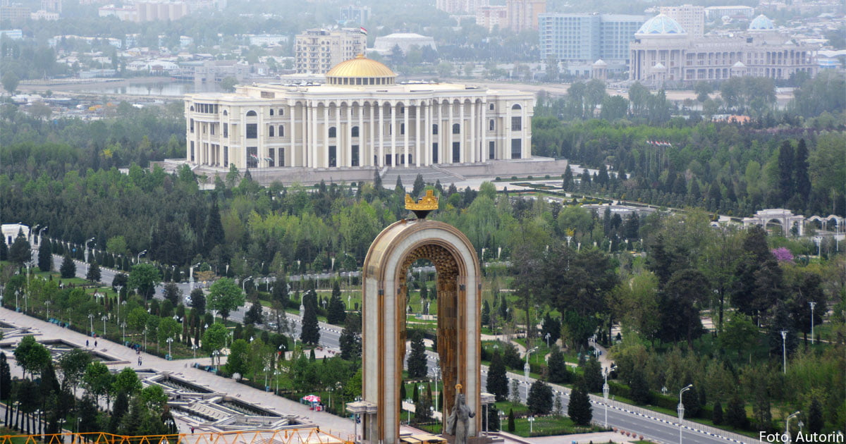 Blick auf Duschanbe.