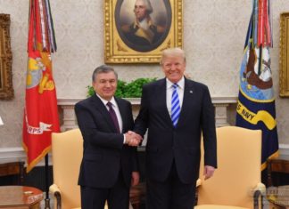 Trump trifft Mirsijojew Mirsijojew bei Trump