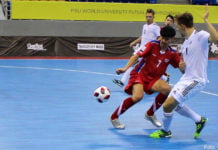 Kicken in der Halle Futsal