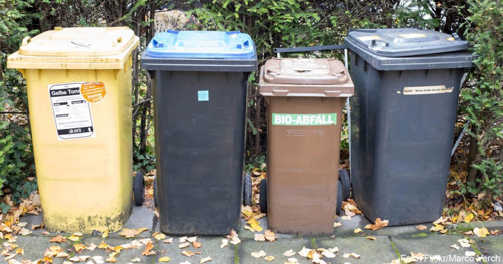 Für fast jeden Müll gibt es in Deutschland eine eigene Tonne.
