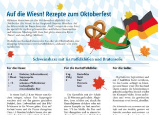 Auf die Wiesn! Rezepte zum Oktoberfest