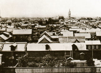 Arbeitskommune der Wolgadeutschen: Bürgerkrieg, Ausbeutung und Bauernaufstände Blick auf Katharinenstadt (ab dem 4.6.1919 Marxstadt, heute Marx)