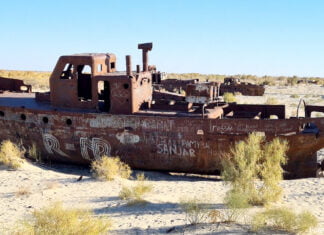 Denk ich an Usbekistan – denk ich an Karakalpakstan Impressionen Schiffsfriedhof Muynak