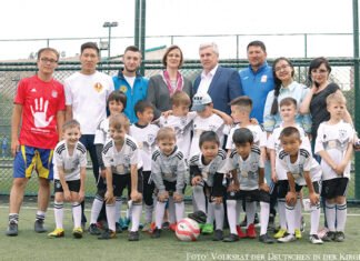 Fußballschulen bei der Deutschen Minderheit in Kirgisistan