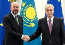 Charles Michel auf Staatsbesuch in Astana