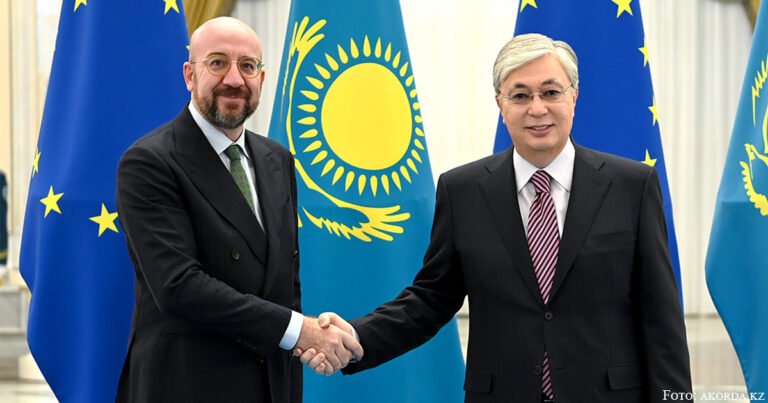 Charles Michel auf Staatsbesuch in Astana