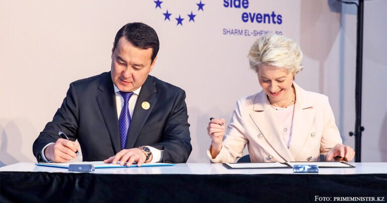 Kasachstan und EU unterzeichnen Wasserstoff-Memorandum