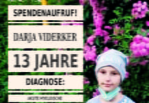 Spendenaufruf! Darja Viderker