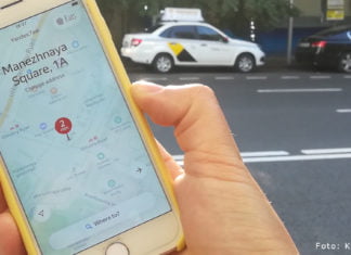 Nach der Fahrt ist vor der Fahrt Yandex Taxi App