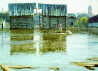 Deutsche Künstler an der Wolga WD_kunst_weber_hochwasser