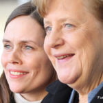Angela Merkel (r.), Katrin Jakobsdottir