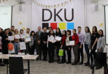 Glanzvoller Wettbewerb für Redekunst an der Deutsch-Kasachischen Universität in Almaty