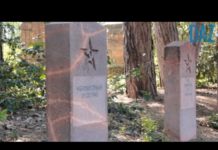 Am Sowjetischen Ehrenhain in Leipzig