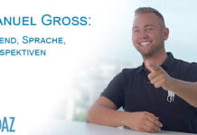 Manuel Gross: Jugend, Sprache, Perspektiven