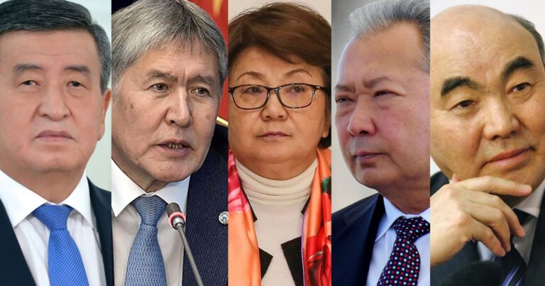 Präsidenten Kirgisistans: So erging es Schaparows Vorgängern