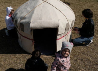 Ein Wigwam ist hier am falschen Fleck