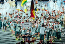 Medaillen für Deutschland und Kasachstan