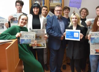 Künftige Multimedia-Redakteure zu Besuch bei der DAZ