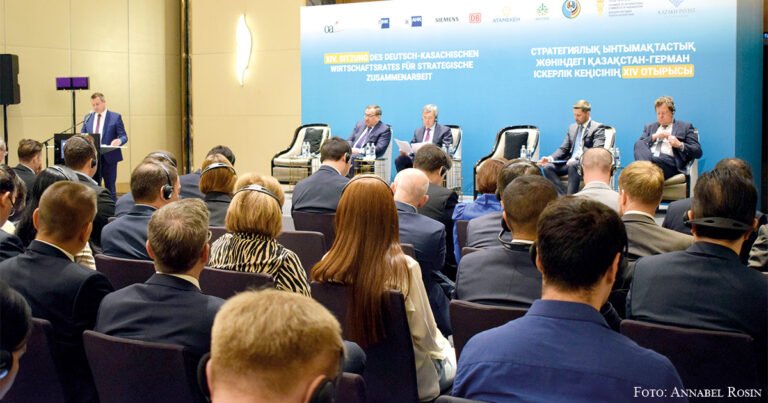 Deutsch-Kasachische Gespräche in Astana