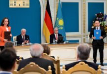 Bundespräsident Steinmeier in Kasachstan