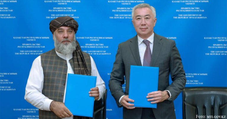 Afghanische Wirtschaftsdelegation in Astana