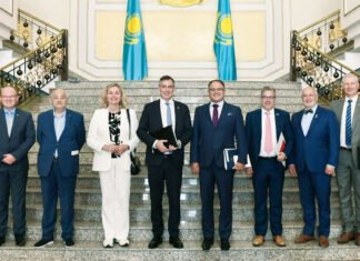 Delegation des EU-Parlaments in Astana