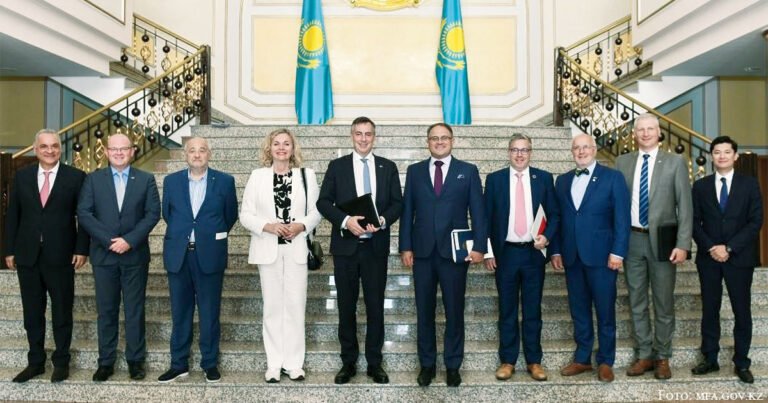 Delegation des EU-Parlaments in Astana