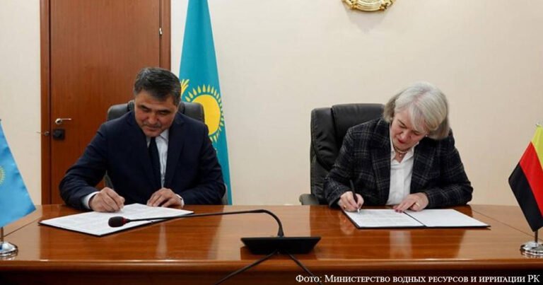 Deutschland und Kasachstan vereinbaren Programm zu Wasserressourcenmanagement