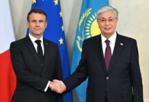 Emmanuel Macron auf Staatsbesuch in Kasachstan