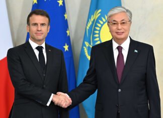 Emmanuel Macron auf Staatsbesuch in Kasachstan