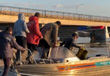 Historische Überschwemmungen in Kasachstan