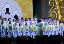 40-jähriges Jubiläum der Kinder-Musik- und Chorschule Nr. 1 in Almaty