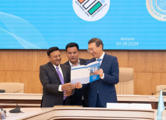 Indisch-Kasachischer Erfahrungsaustausch im Bereich Wahlen