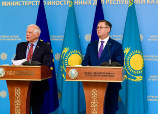EU-Chefdiplomat Borrell trifft Kasachstans Außenminister Nurtleu