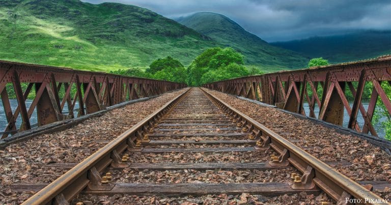 Ausbau der Eisenbahnlinie CKU in Kirgisistan im Oktober