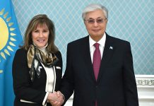 Stärkung der Rechtsstaatlichkeit: Tokajew empfängt IACA-Präsidentin Harris