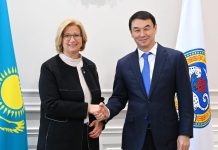 Stärkung der deutsch-kasachischen Partnerschaft: Treffen zwischen dem Akim von Almaty und der Bundesratspräsidentin