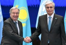 Kasachstan und die UN setzen gemeinsames Zeichen für nachhaltige Entwicklung Kasachstan und die UN setzen gemeinsames Zeichen für nachhaltige Entwicklung