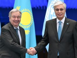 Kasachstan und die UN setzen gemeinsames Zeichen für nachhaltige Entwicklung Kasachstan und die UN setzen gemeinsames Zeichen für nachhaltige Entwicklung