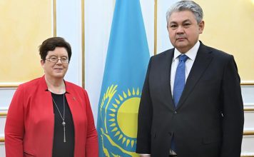 Außenminister Koscherbajew empfängt deutsche Botschafterin Iwersen