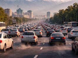 Über 600.000 Fahrzeuge täglich in Almaty: Alte Autos verursachen den Großteil der Luftverschmutzung